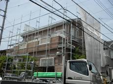 外壁塗装K邸20120514足場組み01.JPG