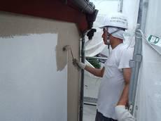 20120705外壁塗装N様邸外壁中塗りP7051525-s.JPG
