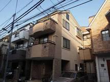 【渋谷区】３階建て住宅の塗替え