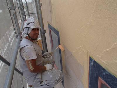 20140630外壁塗装N様邸外壁中塗りP6304928-s.JPG