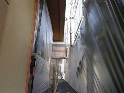 20140821外壁塗装T様邸養生P8215541-s.JPG