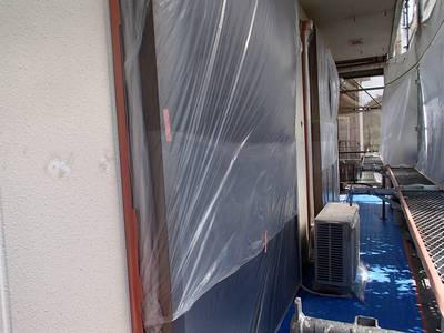 20140922外壁塗装N・M様邸養生P9225775-s.JPG