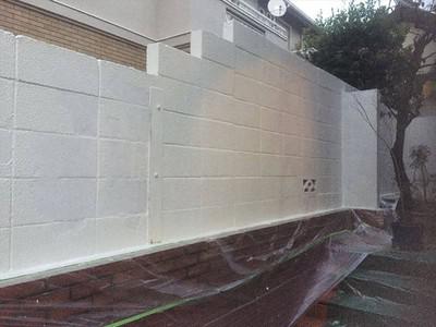 20141124外壁塗装T様邸門塀下塗りIMG_0111_R-s.JPG