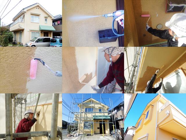 小平市 K様邸 外壁施工事例（2017年1月31日 完工）