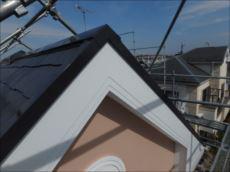 外壁塗装.屋根塗装.日野市.パーフェクトトップ.クールタイトSi.破風板