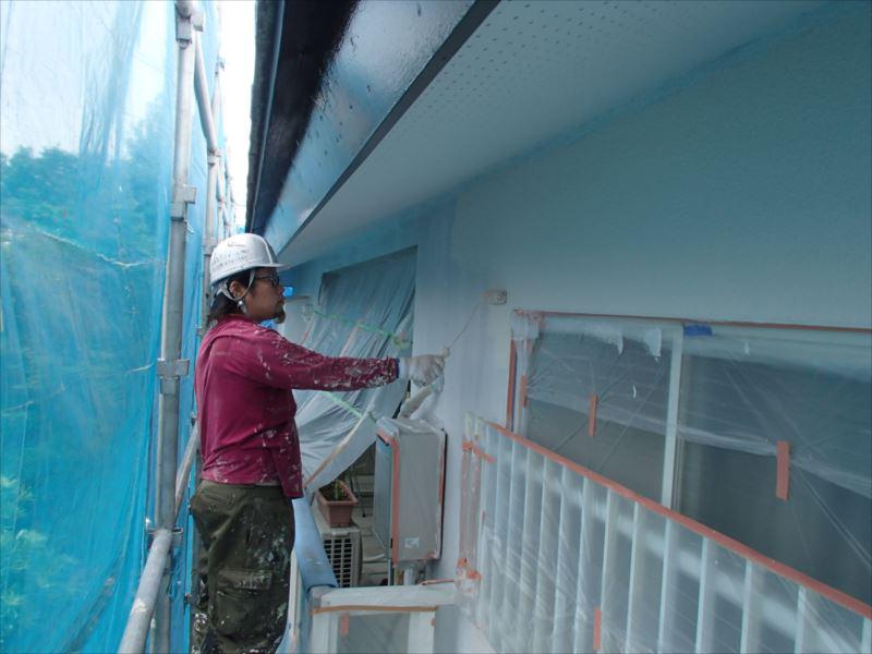 20170629外壁塗装Y様邸外壁2中塗りP6290007_s.JPG