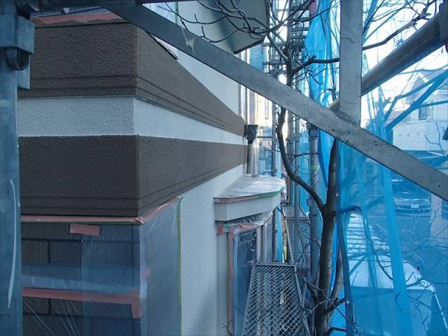 20170203外壁塗装O様邸外壁5アクセント1回目