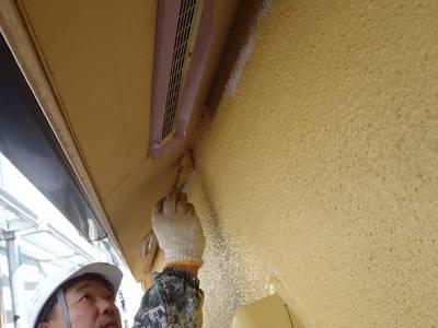 20130326外壁塗装Y様邸軒天1回目P3263031-s.JPG