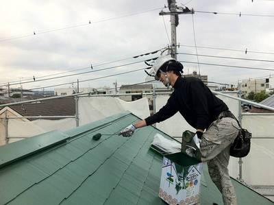 20130513外壁塗装S様邸屋根上塗り01-s.JPG