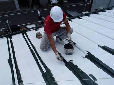 20130615外壁塗装V邸屋根中塗りP6151728-s.JPG