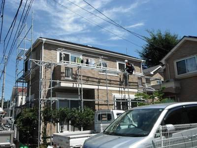 20130828外壁塗装T様邸足場組み002-s.JPG