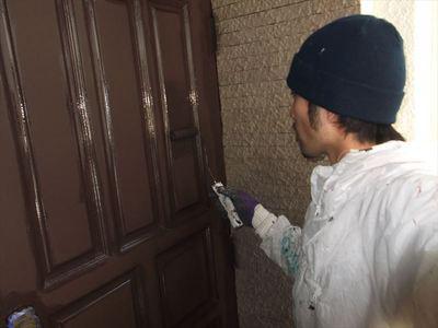 20141202外壁塗装Y様邸玄関ドア塗装003_R.JPG