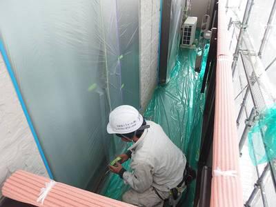 20150422外壁塗装T様邸養生P4220437-s.JPG