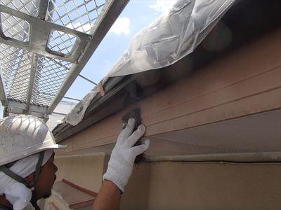 20150513外壁塗装K様邸破風板塗装P5130005_s.JPG