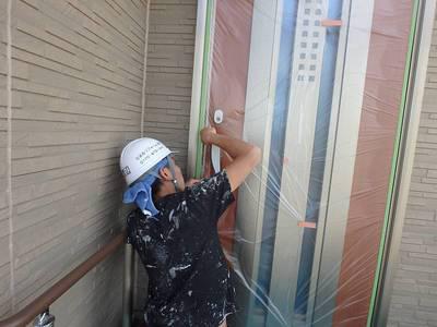 20150521外壁塗装H様邸養生P5211128-s.JPG