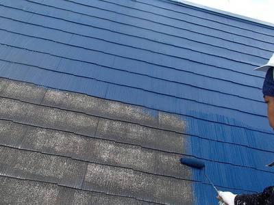 20150620外壁塗装S様邸屋根塗装中塗りP6206439-s.JPG
