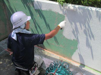 20150624外壁塗装H様邸塀下塗りIMG_0025_s.JPG