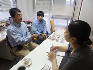 リフォーム産業新聞の取材.jpg