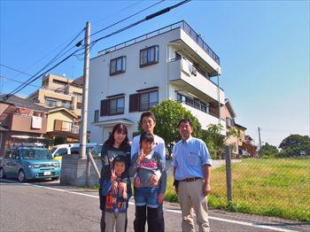 花まるリフォーム　外壁塗装　お客様の声　口コミ　志木市　Ｎ様　記念撮影