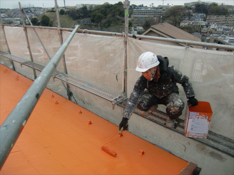 20170331外壁塗装角谷様邸屋根4上塗りCI